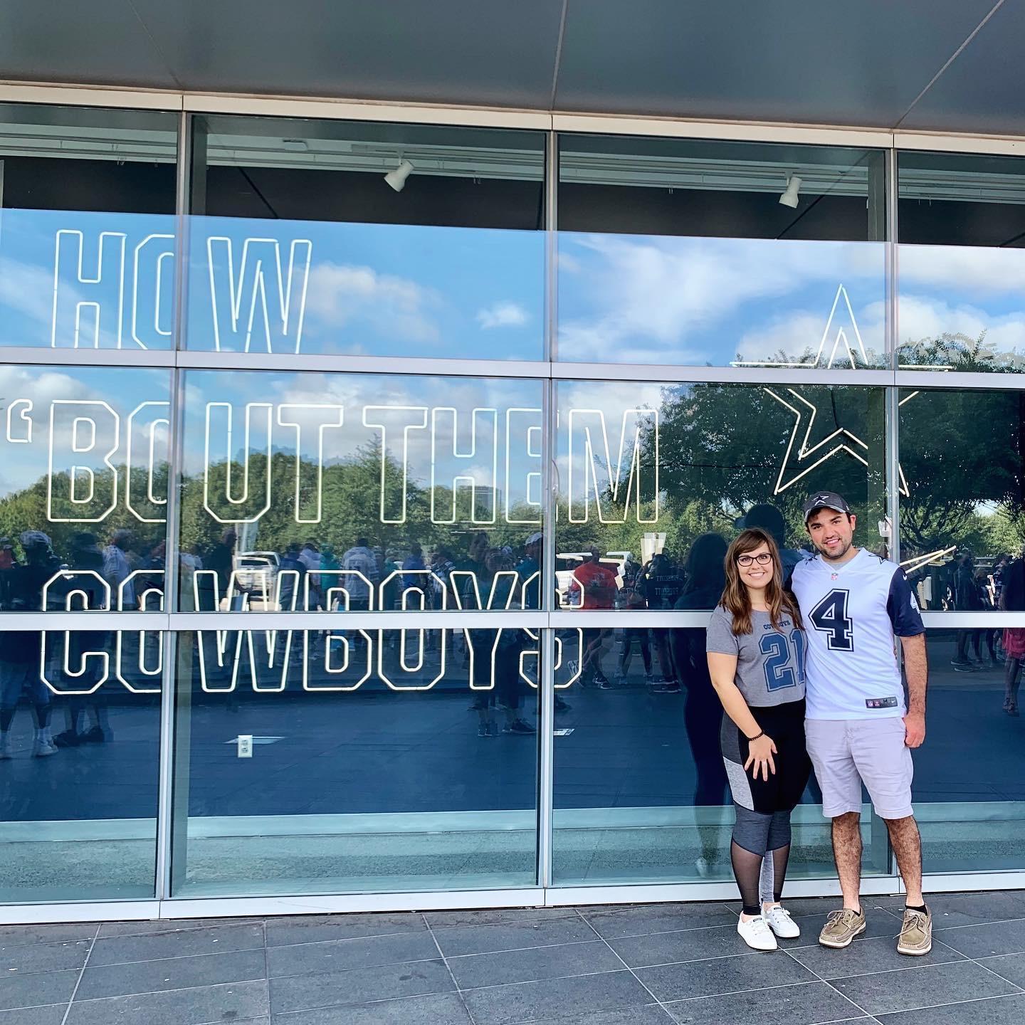 2nd Dallas Cowboys game together 9.2019