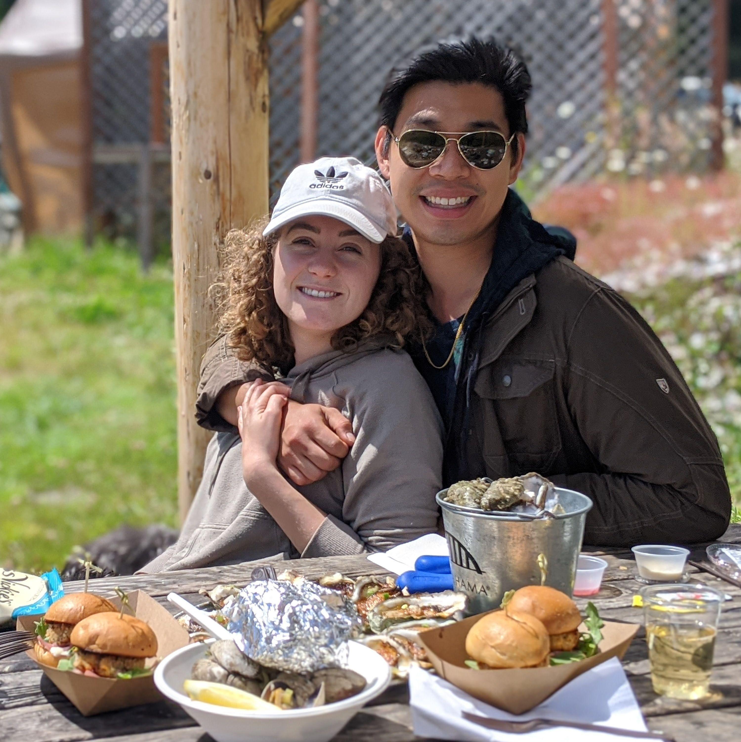 We've eaten many great meals, fresh oysters are always a favorite