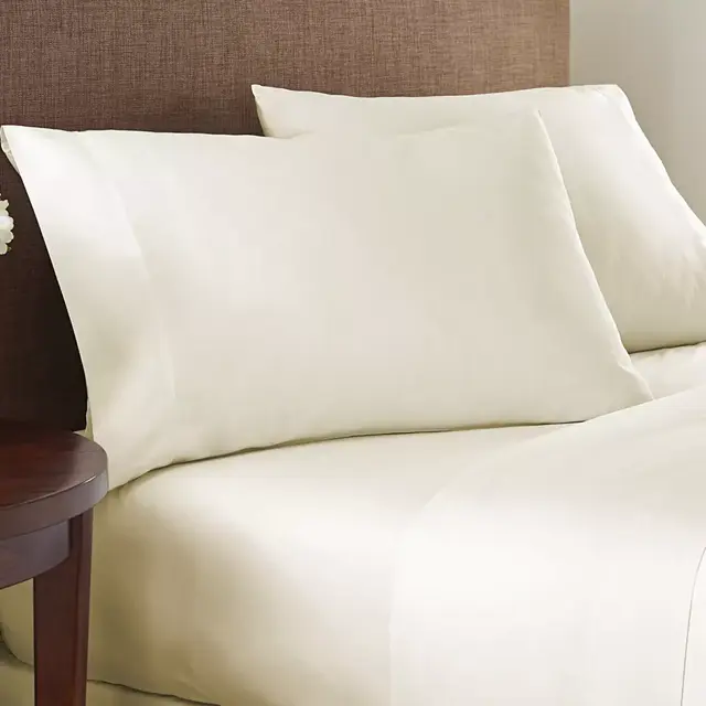 Nestwell™ Washed Cotton Percale Queen Sheet Set in Birch