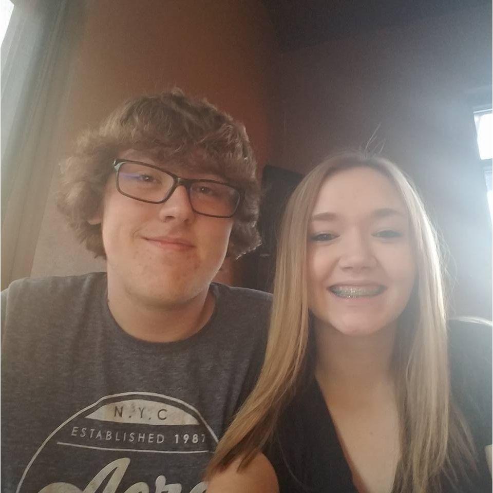 2015 Us "studying" at Off the Leaf (the glory days, when Nate's favorite thing to do was hang out at a coffee shop)