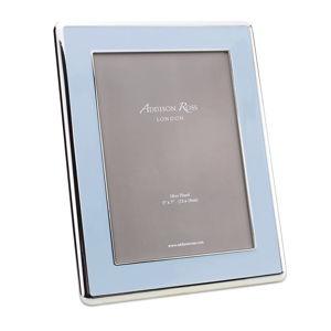 Addison Ross Curved Enamel Picture Frame: Color Blue, Size 5x7