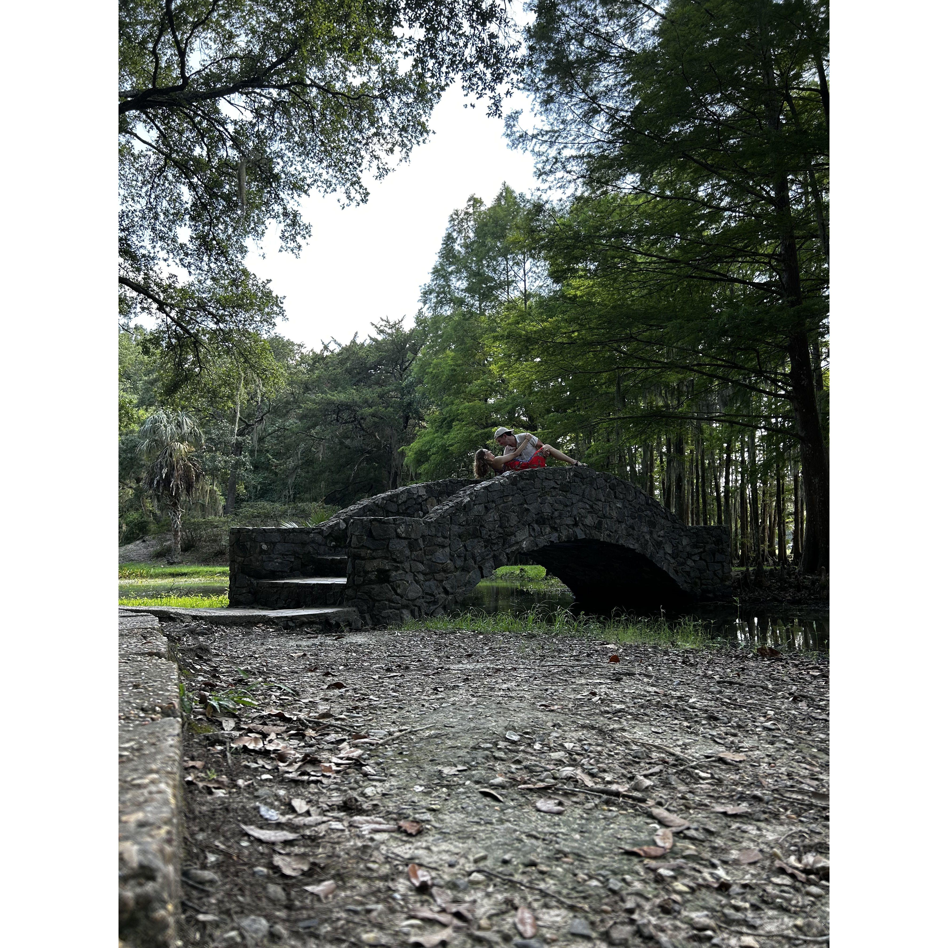 Our first date at Avery Island (Home of the Tobacco Factory) in 2023