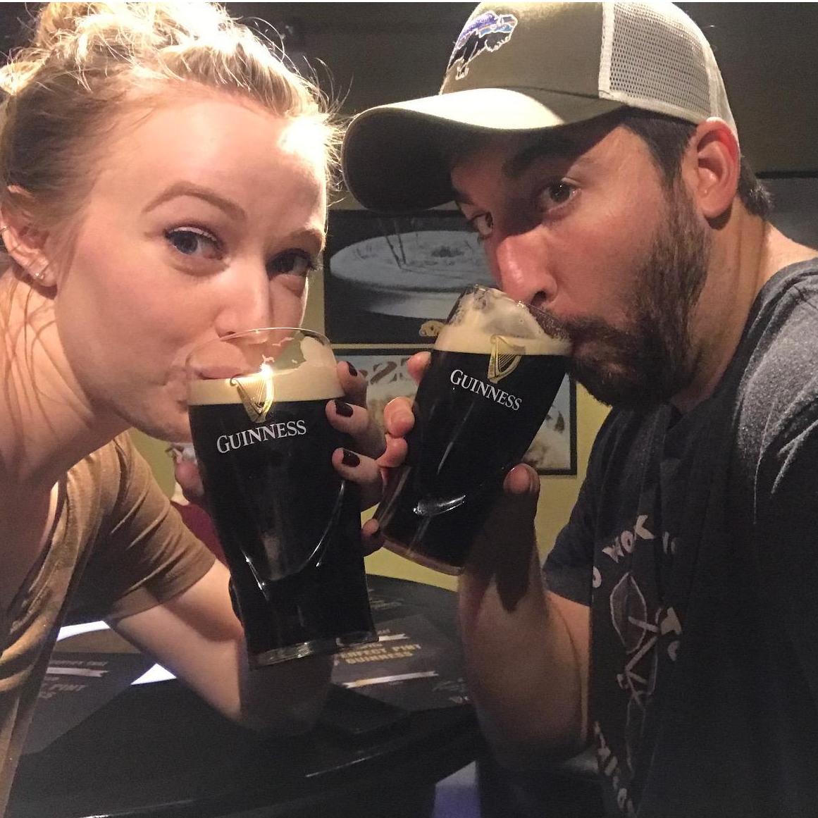 Our trip to Ireland - we're now certified in pouring Guinness.