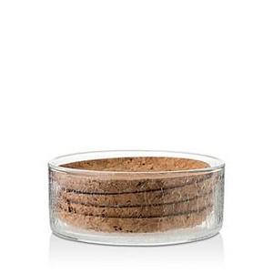 JuliskaHugo Natural Bottle & Beverage Coasters, Set of 4