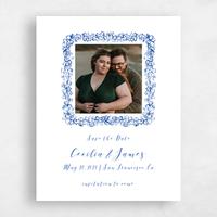 Blue Wedding Save the Date - Brier Photo