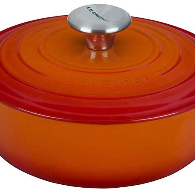 Le Creuset Enameled Cast Iron Signature Sauteuse Oven, 3.5 qt, Flame