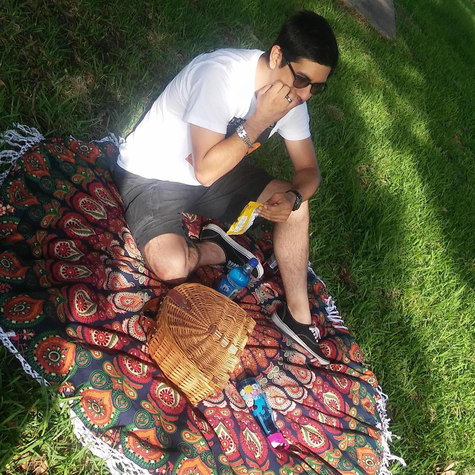 We Had A Romantic Sunset Picnic