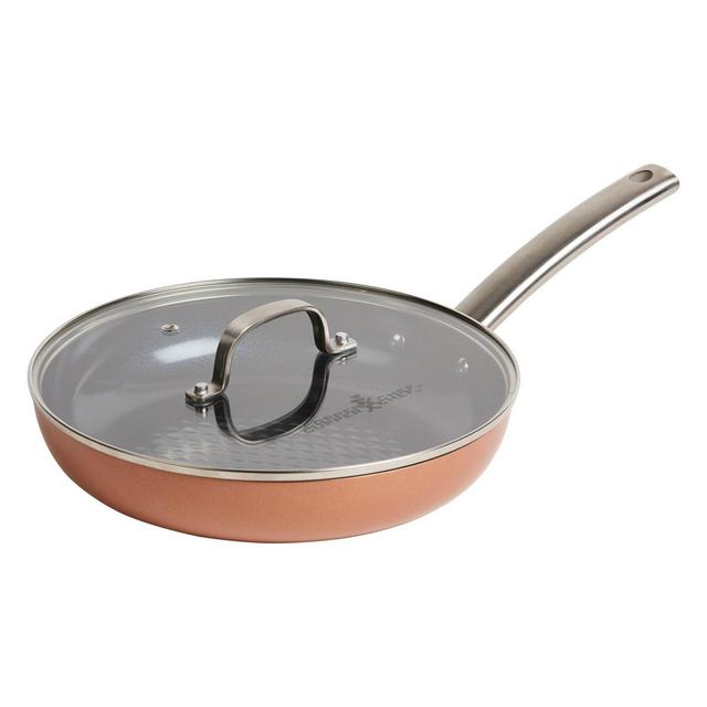 Copper Chef™ Black Diamond Nonstick 10-Inch Covered Round Fry Pan