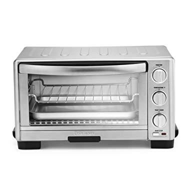 Cuisinart TOB-1010 Toaster Oven Broiler, 14" x 15.75" x 14", Silver