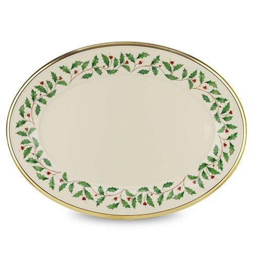 Lenox Holiday 16" Oval Serving Platter