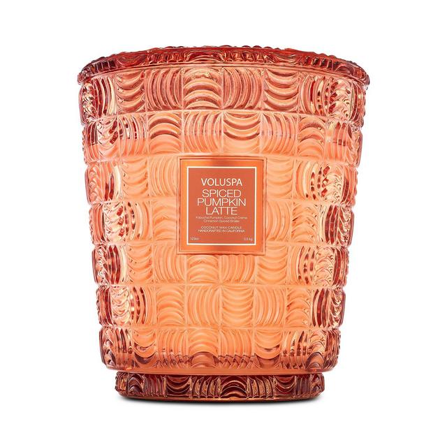 Voluspa Spiced Pumpkin Latte 5 Wick Hearth Candle