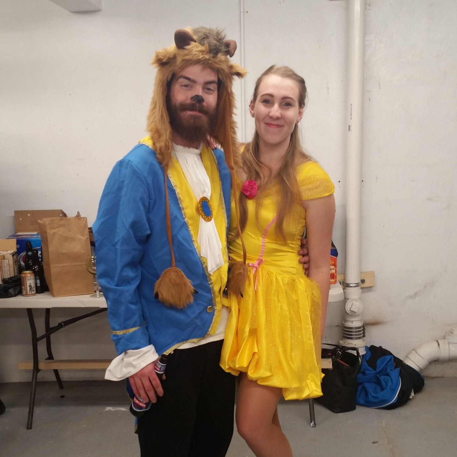 Our 1st Halloween! Beauty and the Beast, a classic 🌹-Oct 2015