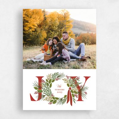 Dark Red Holiday Card - Southwood