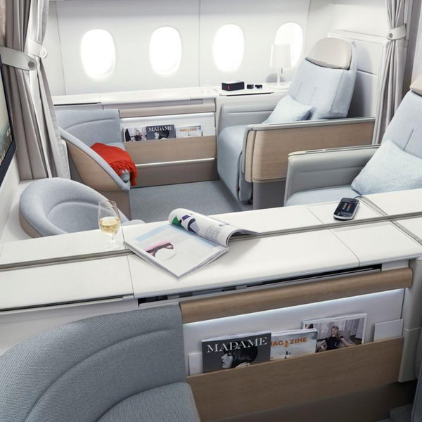 First class upgrade Plane trip!
