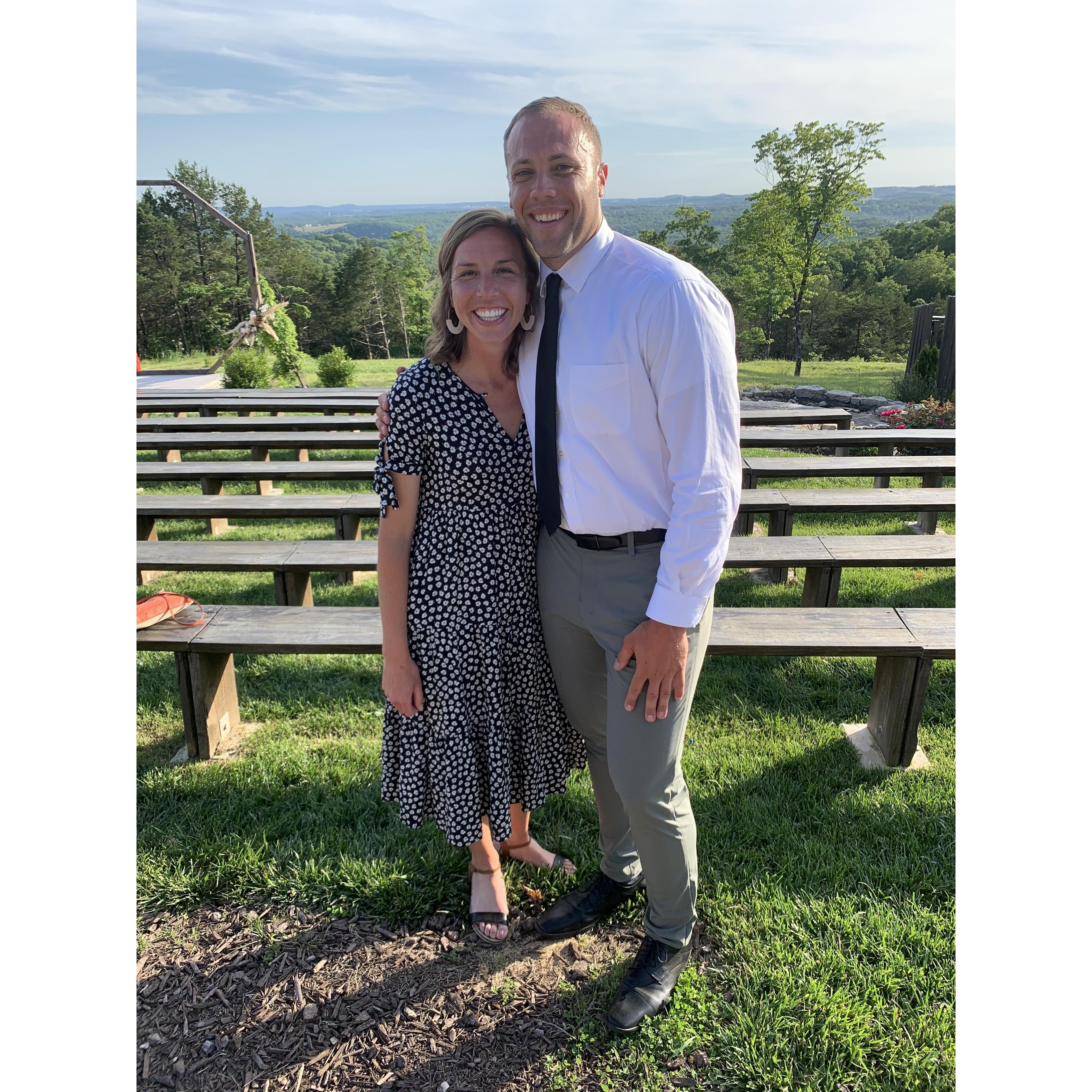 This was our "Branson Coming Out Party!" I was Josh's date to a friend's wedding June 13th. We moved to Kamp right after our 1st date, so we hadn't been out publicly yet. We had an absolute blast!