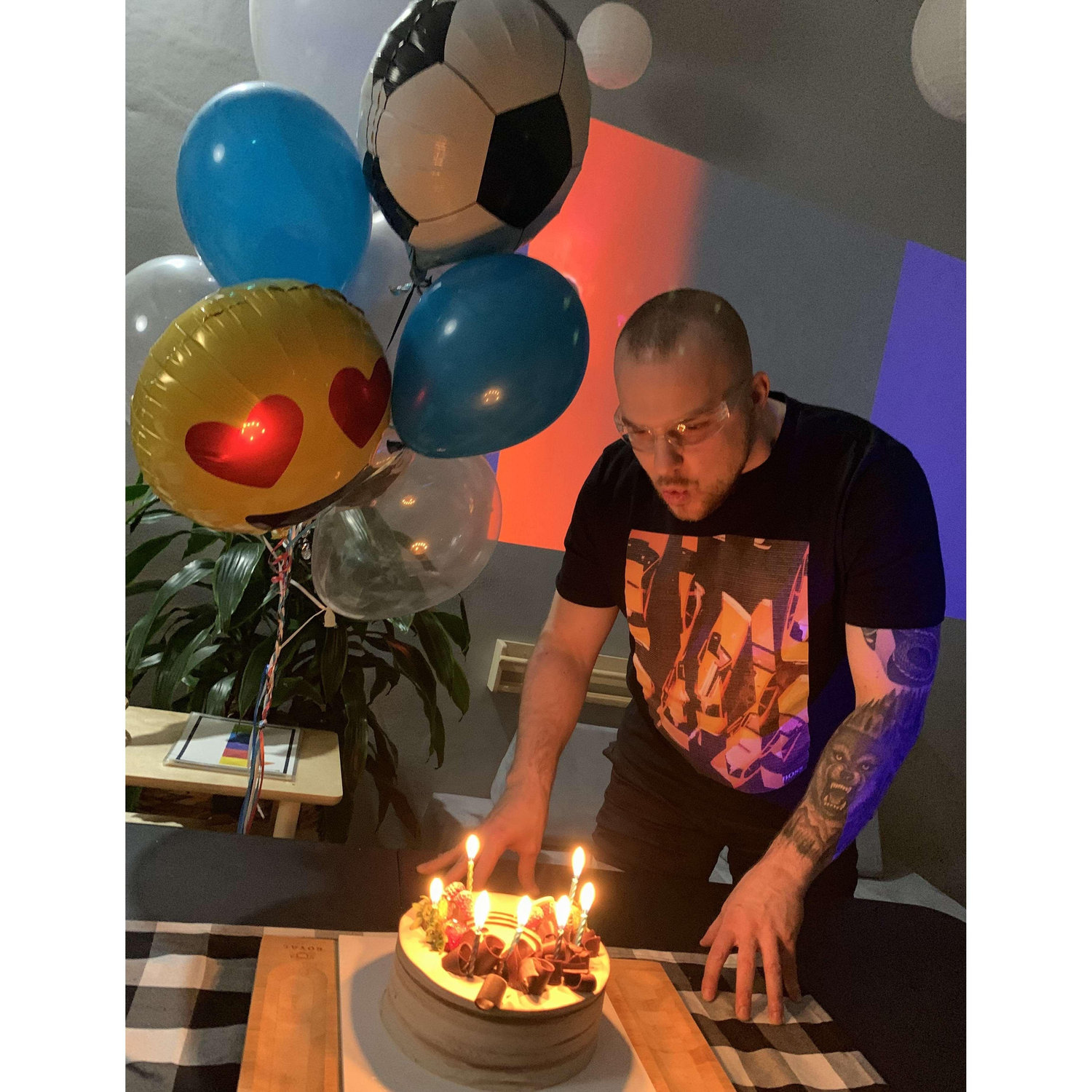 Celebrating Dan's birthday!
