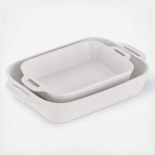 Rectangular Matte 2-Piece Baking Dish Set