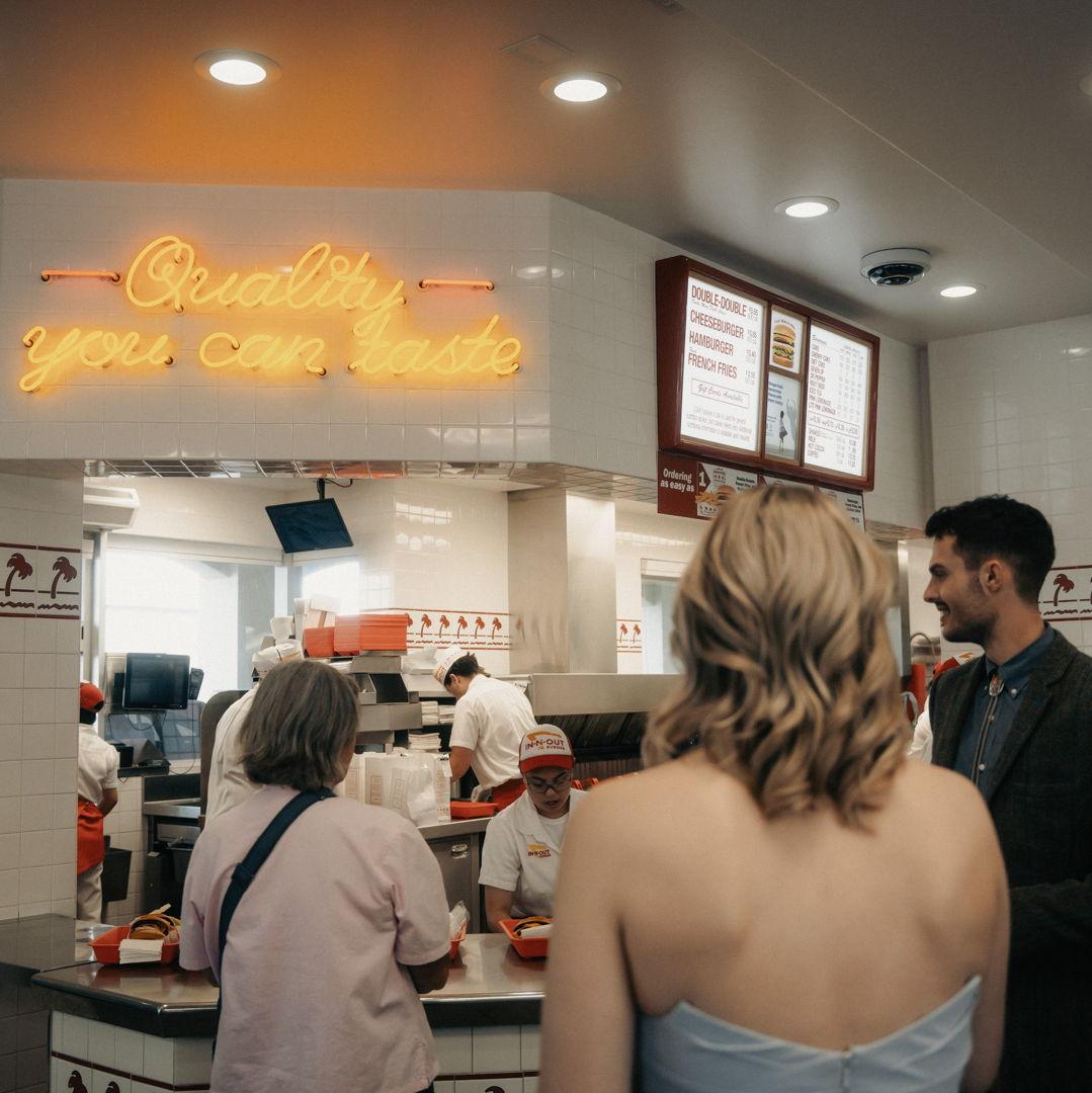burgers: essential after a long afternoon of getting married