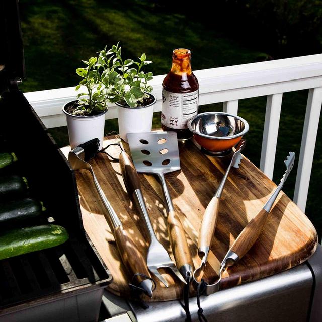 Schmidt Brothers� BBQ Bonded Teak 4-Pc. Grill Set
