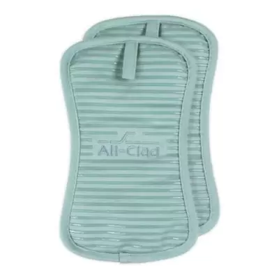 All-Clad Silicone Pot Holders in Titanium (Set of 2)