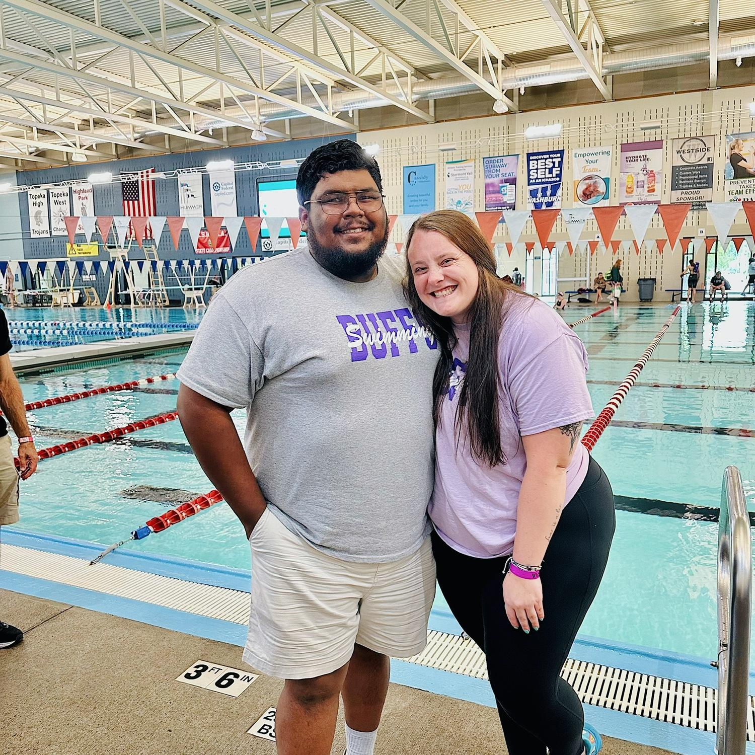 Came to watch gchs swim team at state