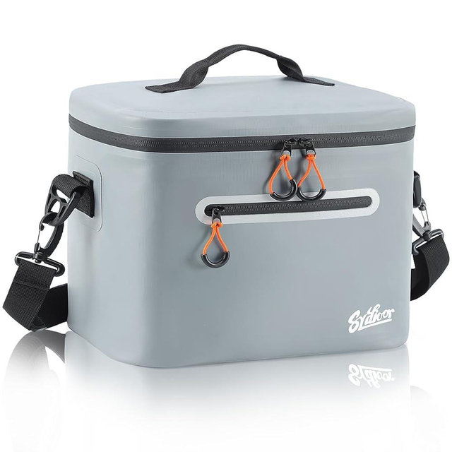 Soft-Sided Cooler Bag, 7/16/30 Can Portable Ice Chest Box, Waterproof, Leak-Proof, Insulated Cooler for Lunch, Beach, Drink, Beverage, Travel, Camping, Picnic