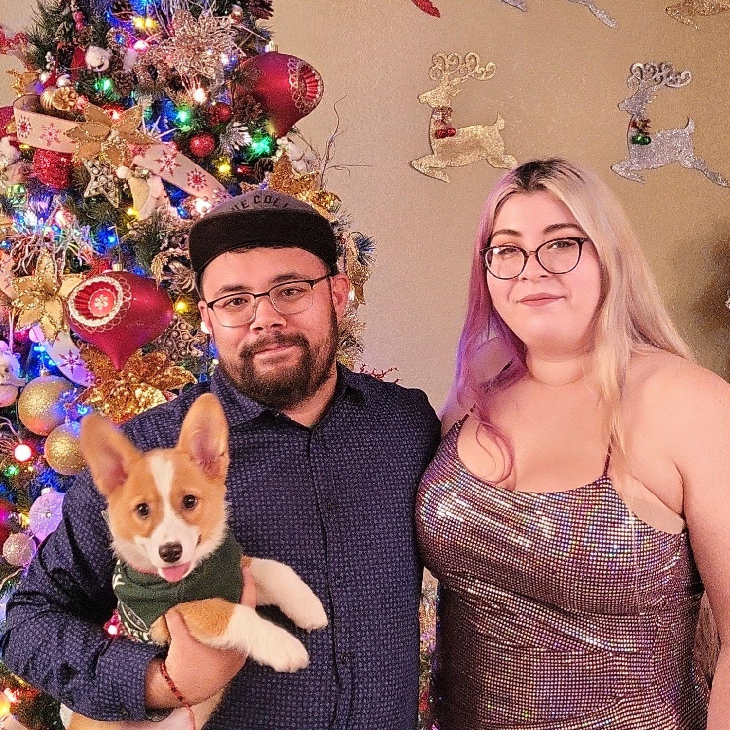 Our first Christmas together.