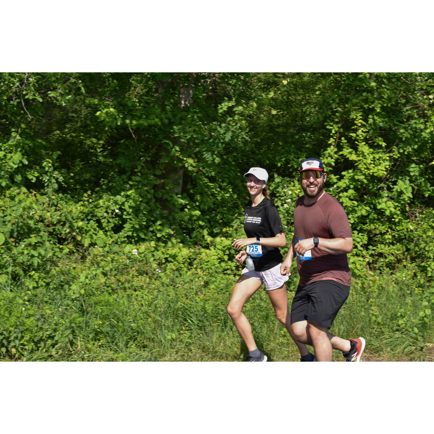 Our first half marathon together! Horseneck Beach, MA - June 2021