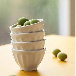The Latte Stoneware Nut Bowls, Set of 4: Amelie Edition
