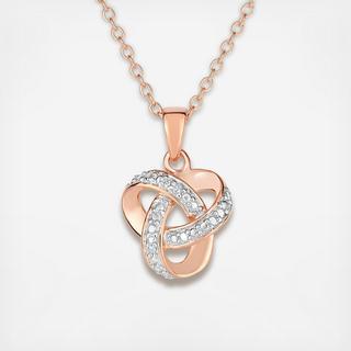 Diamond Love Knot Necklace