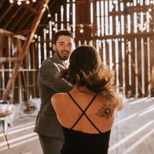 Our first time dancing together - 6.4.21