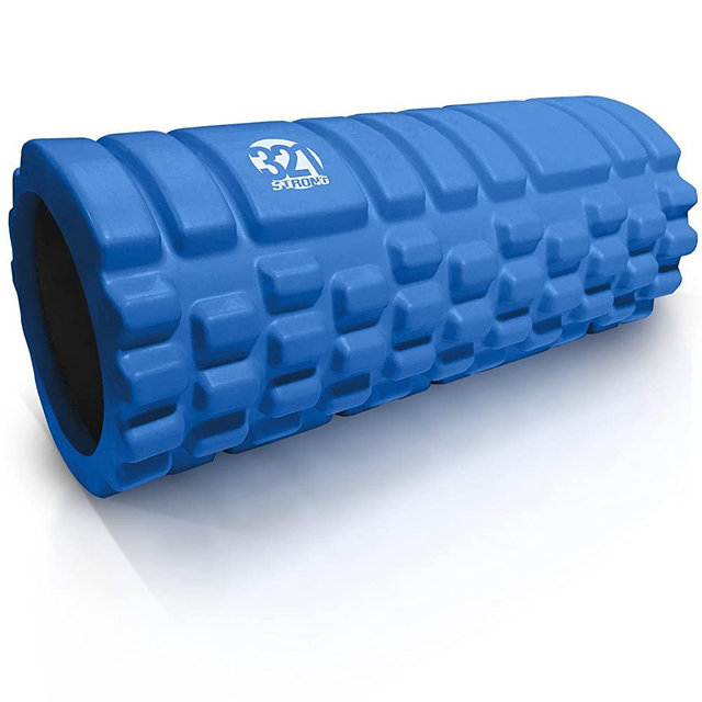 321 STRONG Foam Roller - Medium Density Deep Tissue Massager for Muscle Massage and Myofascial Trigger Point Release, with 4K eBook