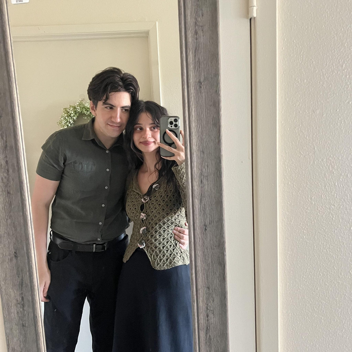 Fun mirror selfie