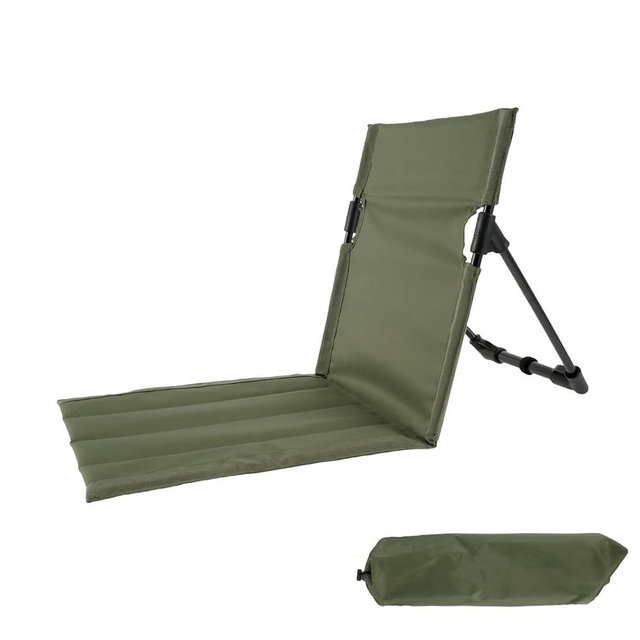 JQlabeit Ultra-Light Folding Camping Chair with Backrest,Outdoors Relaxing Floor Seat for SwimmingPool Beach Lawn Picnic Road Trips