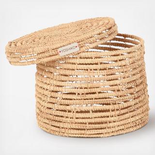 2-Piece Palm Rope Basket Set