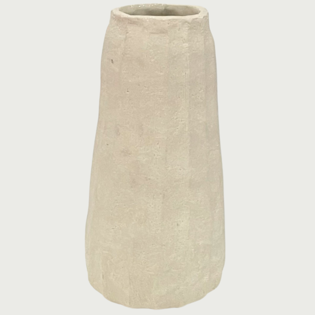 Signe Ceramics Tall Narrow Twisted Vase