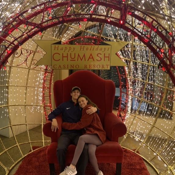 Holidays at the casino last year!