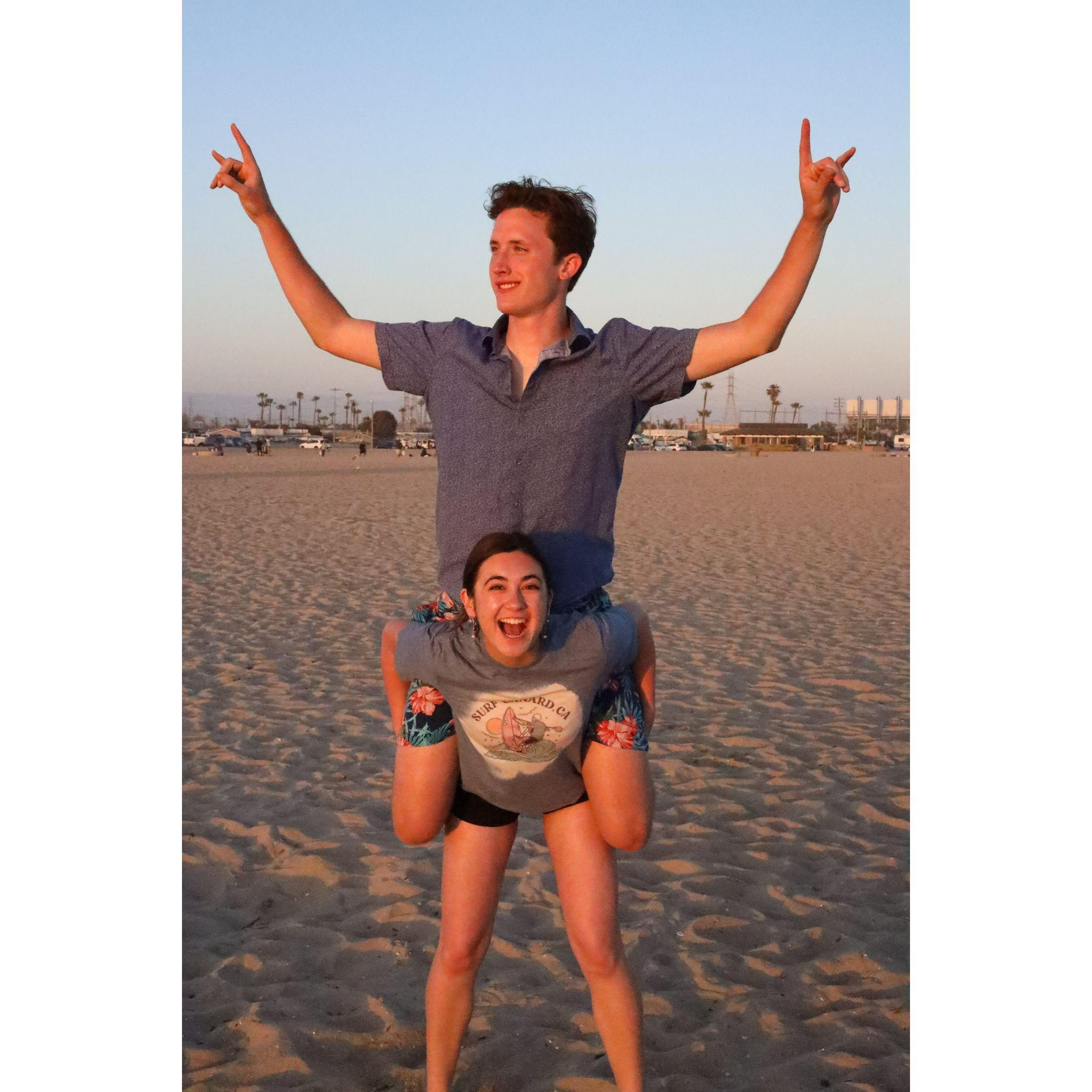 End of the year beach tradition after junior year.