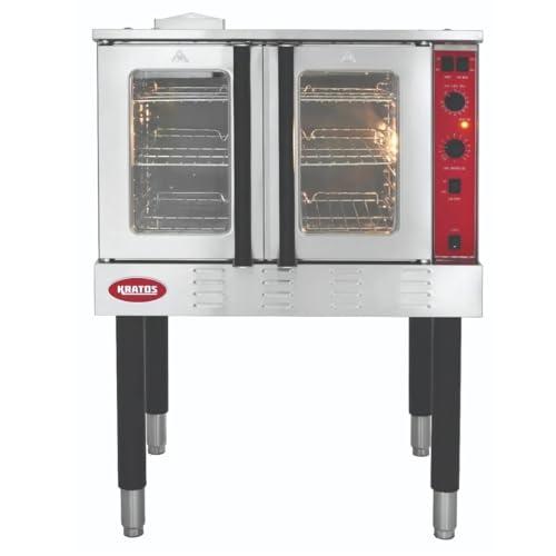 Kratos Commercial Electric Convection Oven, Full Size Free Standing Convection Oven for Restaurants, 3 Phase, 240V (29Y-061)