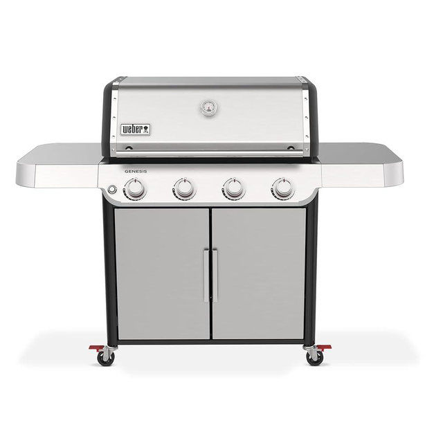 Weber Genesis S-415 Liquid Propane Gas Grill, Stainless Steel