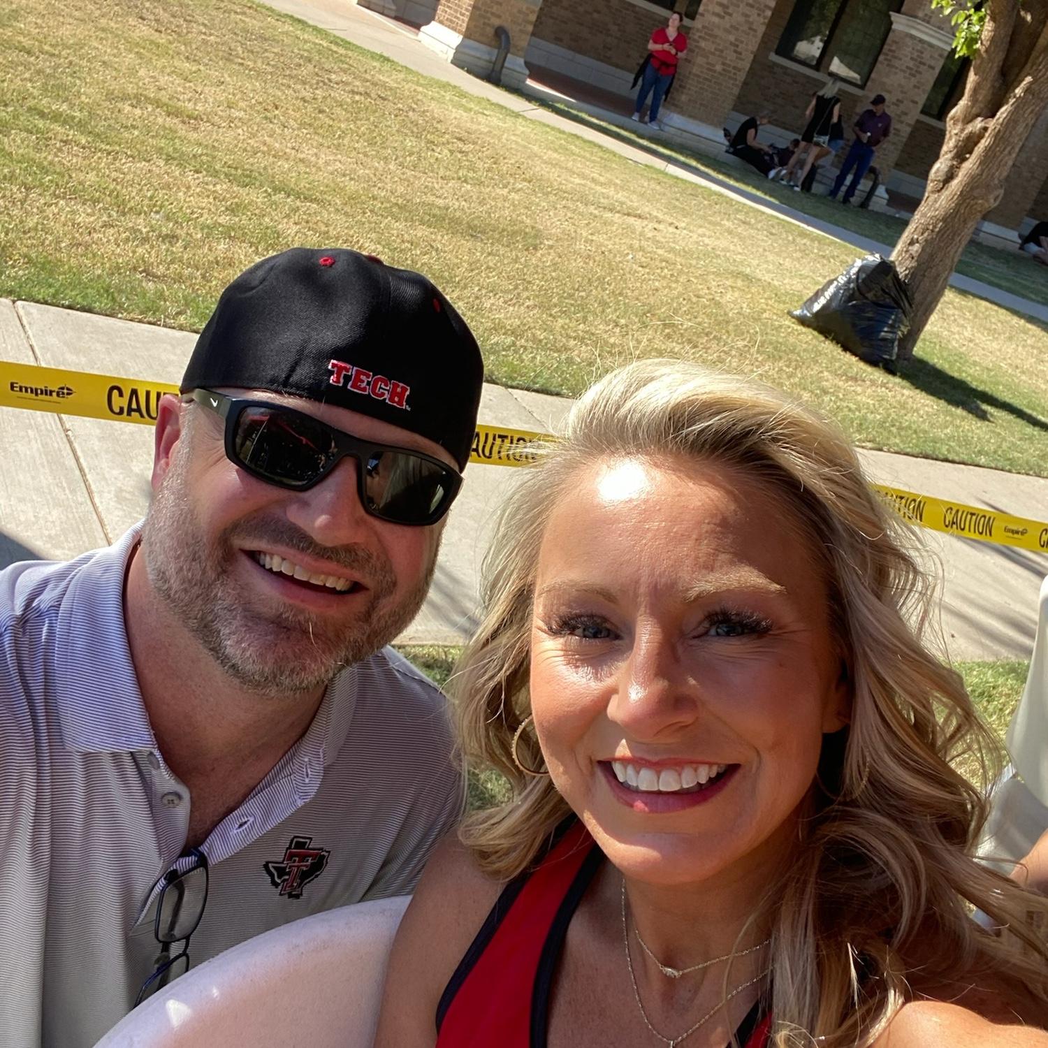 Another stop at our college football tour! Guns up!! (Queue Matt singing school anthem here)