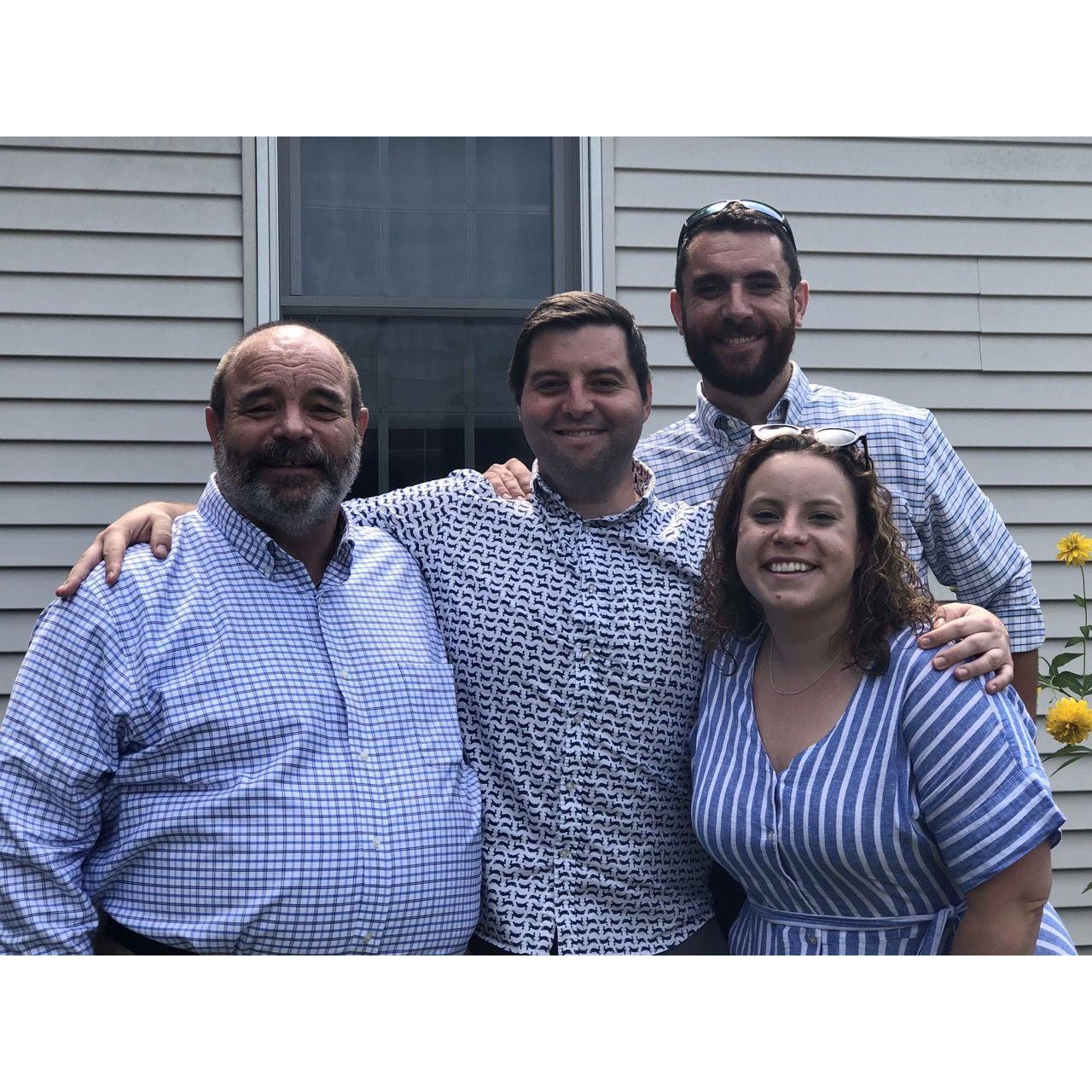 Dad with the sibs