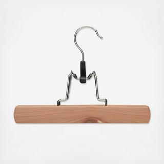 Cedar Clamp Pant Hanger, Set of 4