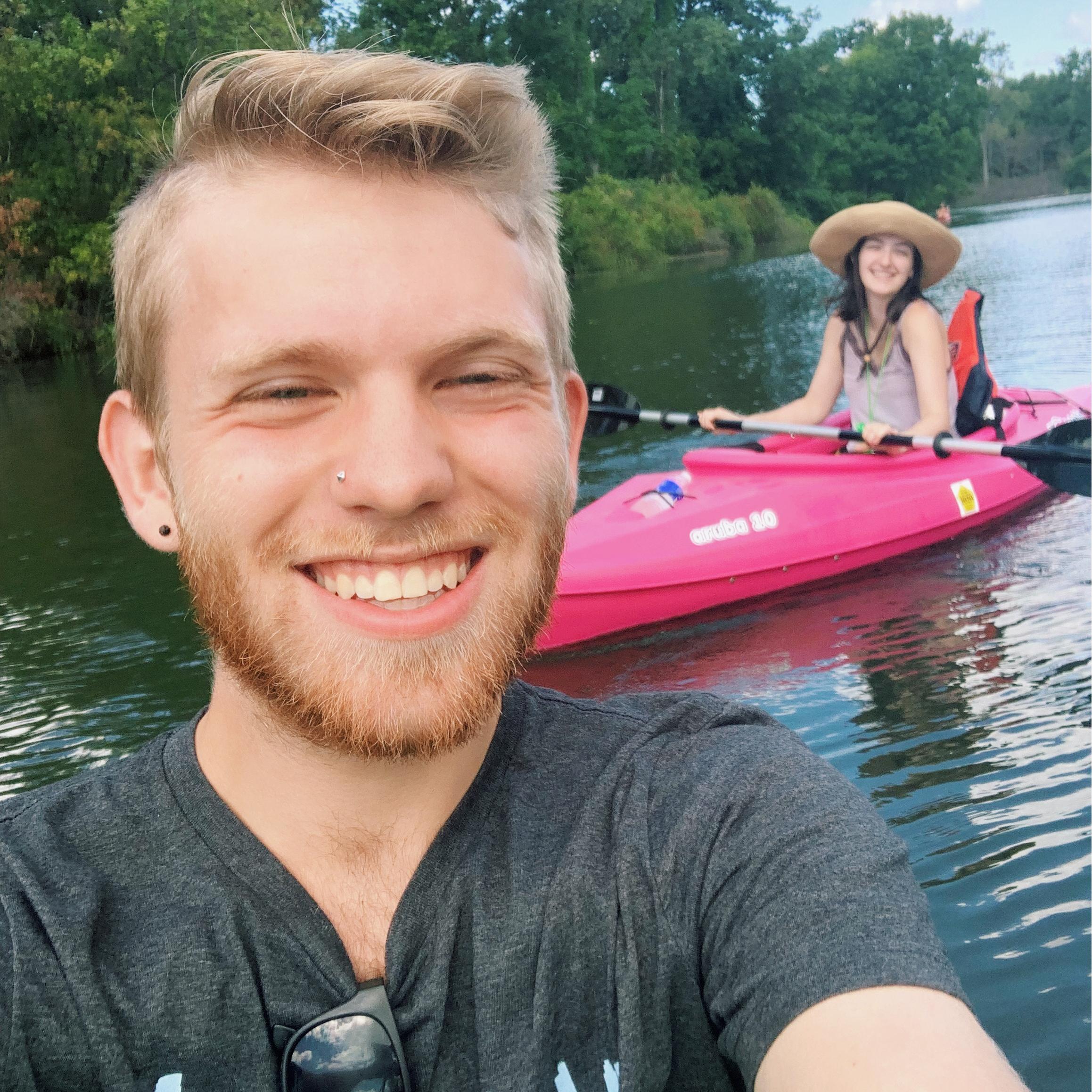 Becca's first visit to Erie, PA. She loved kayaking near the all the turtles!