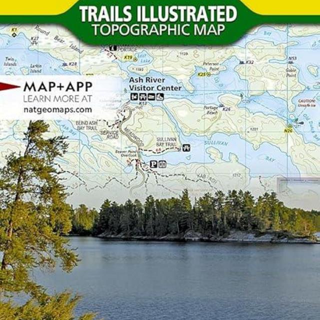 Voyageurs National Park Map (National Geographic Trails Illustrated Map, 264)