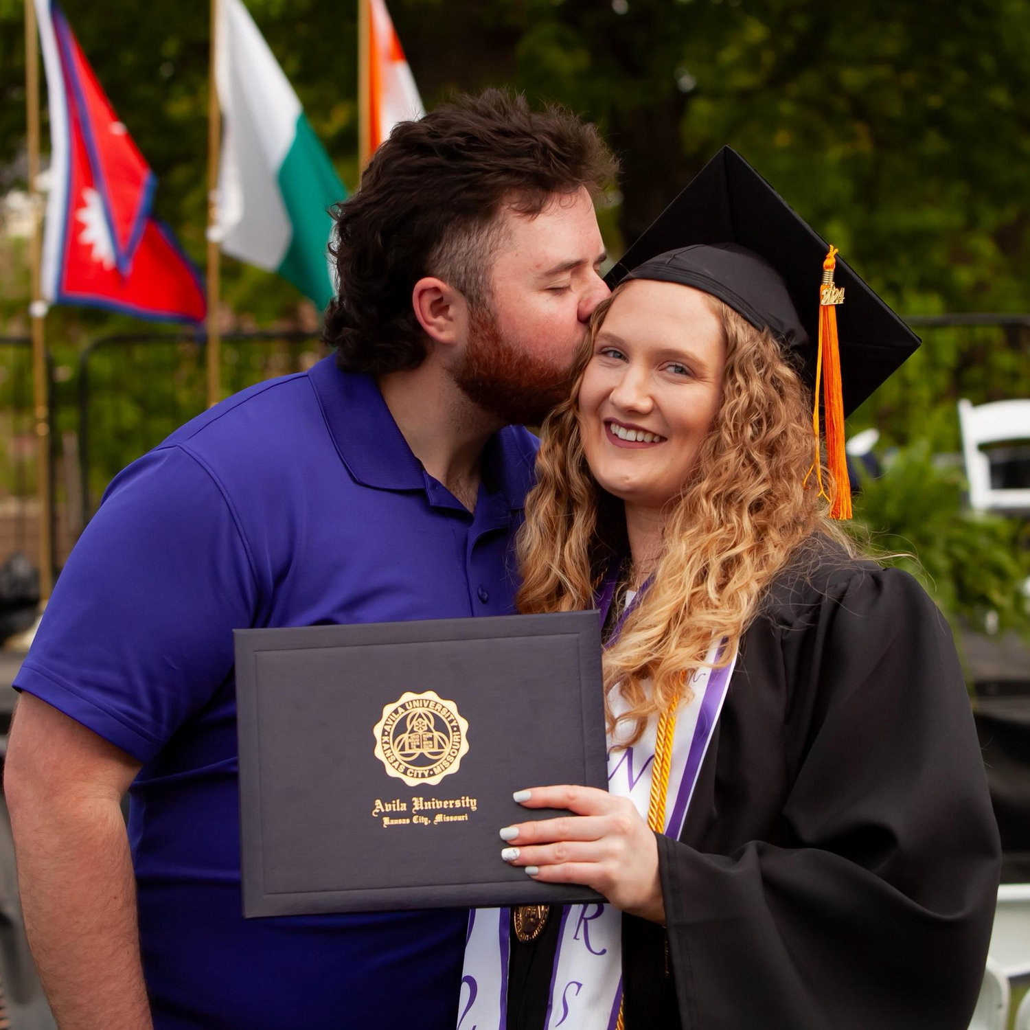 Morgan is a college graduate!