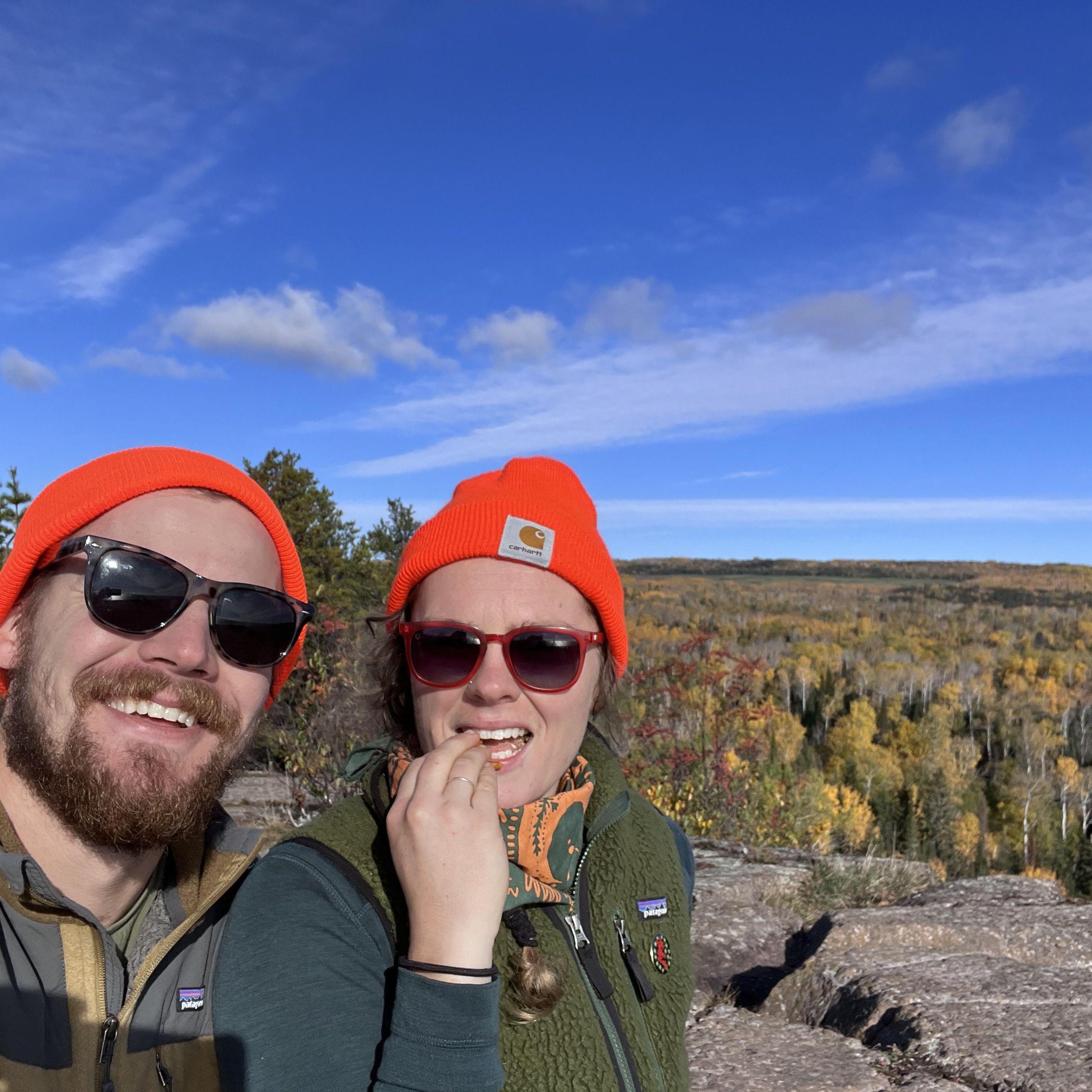 Top of the Pincushion Overlook in Grand Marais, MN.