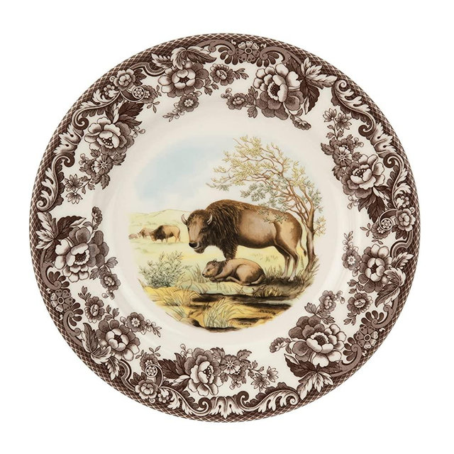 Spode Woodland Dinner Plate (Bison)