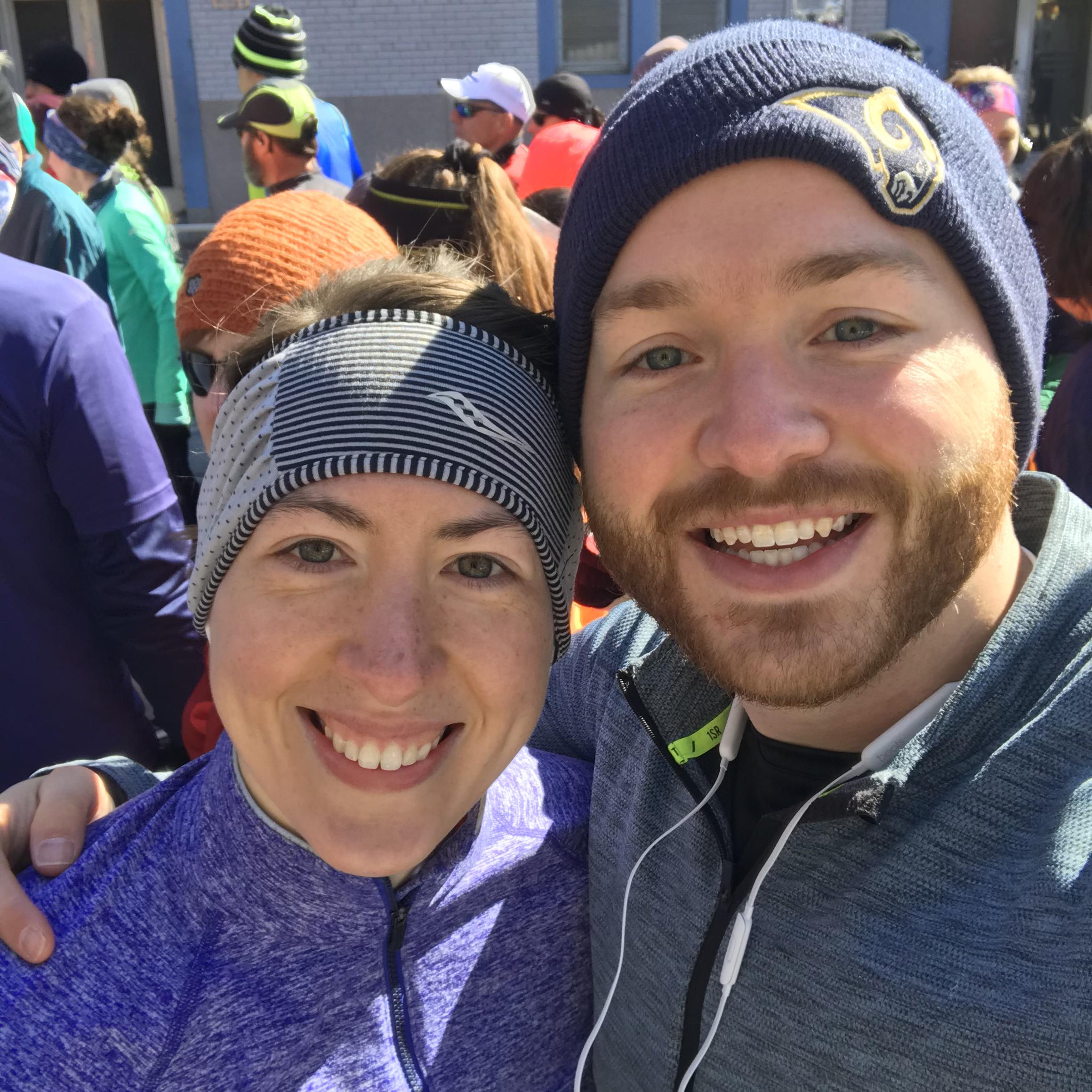 March 2018: First race together!