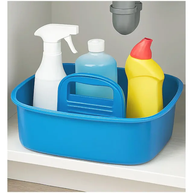 Home Mart Goods Blue Large Multipurpose Organizer Caddy- 14"x10"x6"